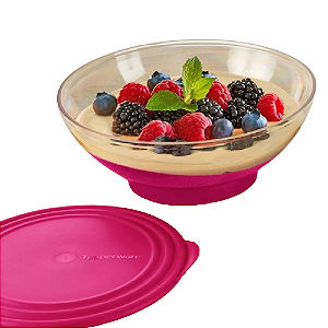 Tupperware Tigela Bowl 1,5 Litros Rabanete Elegância #