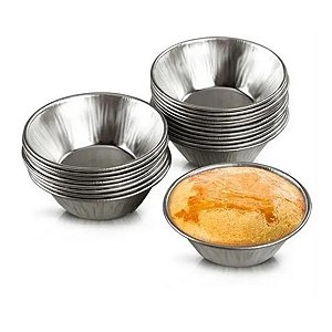 Forma de Empada N°4 de Inox 12 Peças #