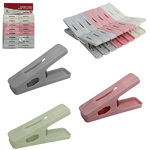 Prendedor De Roupa De Plástico Colors Com 16 Peças #