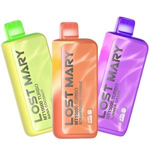 LOST MARY MT TURBO 15000 PUFFS  5% - POD DESCARTAVEL