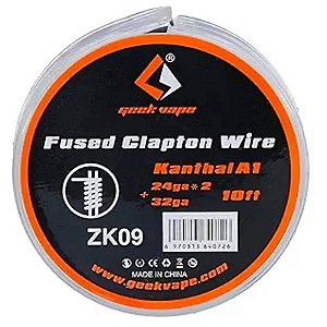 FIO RESISTENCIA GEEKVAPE - FUSED CLAPTON WIRE - KA1 - ZK09 - 3m