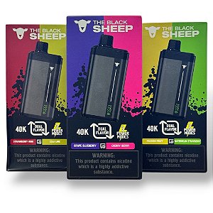 Black Sheep 40k - 40000 Puffs - Dual Flavor- Pod Descartável