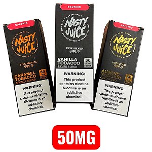 NASTY TABACCO SERIES 30ML 50MG UND - GOLD / SILVER / BRONZE BLEND