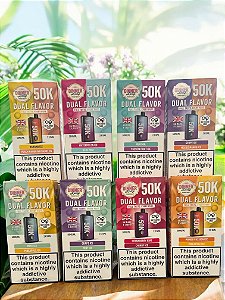 DINNER LADDY DUAL FLAVOR 50K | NICSALT 50000 PUFFS - DESCARTAVEL