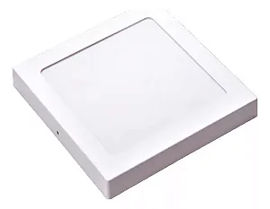 Luminária painel led led de teto 24W Avant Painel pop plástico sobrepor quadrado cor branco 110V/220V