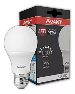 Kit 20 Lâmpada Led 9w Bulbo E27 6500k Branco Frio Luz Branco-frio 110V/220V