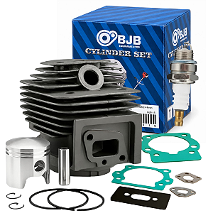 Kit Cilindro Completo com Pistão e Anéis 52CC Roçadeira