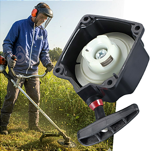 PARTIDA RETRATIL COMPLETA ROÇADEIRA GASOLINA 4 GARRAS