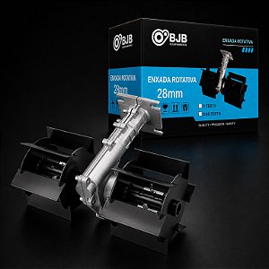 ENXADA ROTATIVA ROÇADEIRA COMPLETA PARA TUBO 28MM 9 ESTRIAS