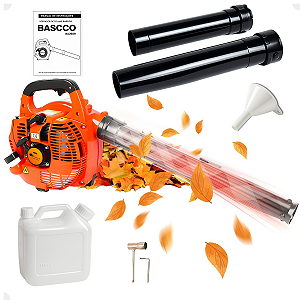 SOPRADOR DE FOLHAS A GASOLINA 2 TEMPOS 26 CLINDRADAS BASCCO