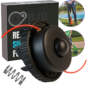 CARRETEL COMPLETO APARADOR DE GRAMA ELÉTRICO UNIVERSAL