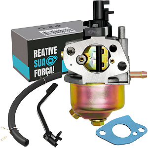 KIT CARBURADOR GERADOR 2.1 ATÉ 3.6KVA GASOLINA + JUNTA