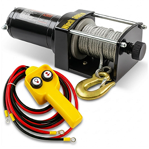 Guincho Elétrico 1361 Kg 12v P/ Quadriculo Jipe Jeep Troler