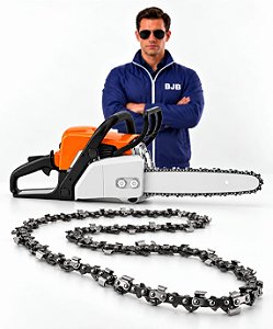 Corrente Motosserra Para Stihl Ms170 22 Dentes Sabre 30cm