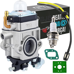 Kit Carburador Vela Filtro Mangueira Para Roçadeira 52 63cc