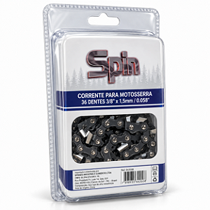 Corrente Motosserra 36 Dentes 3/8 x 1,5mm Para Sabre 20 Pol