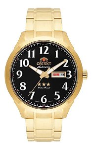 Relógio Orient Masculino Dourado 469GP074F P2KX
