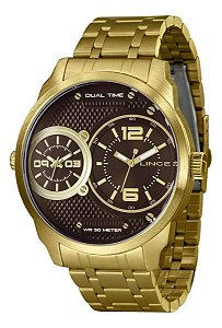 Relógio Masculino Lince Dourado MRGH162L N2KX