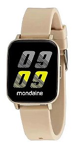 Relógio Mondaine Smartwatch  16001m0mvnv5 35mm Silicone Bege