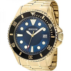 Relógio Masculino Magnum Dourado Ma33059a