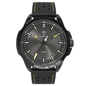 Relógio Masculino Tuguir Analógico TG164 Preto e Amarelo