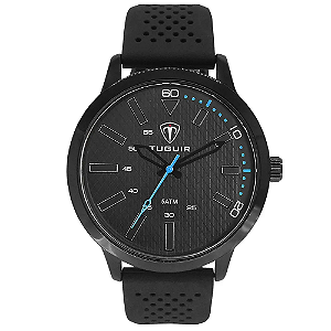 Relógio Masculino Tuguir Analógico TG170 Preto e Azul