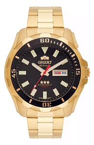 Relógio Orient Automático Dourado 469gp078f P1kx