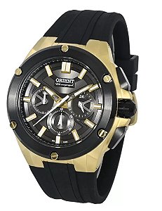 Relógio Orient Masculino Cronógrafo Dourado MGSPC005 G1PX