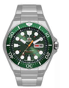 Relógio Orient Masculino Automático  Verde Diver F49ss036-e1sx