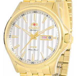 RELÓGIO ORIENT MASCULINO AUTOMÁTICO 469GP043 S1SK DOURADO