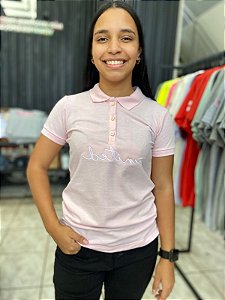 Camisa Polo TXC Feminina Rosa United