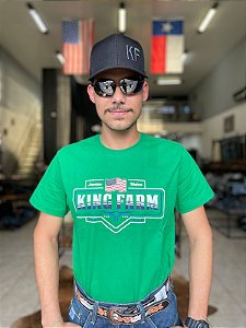 Camiseta King Farm Verde American Western