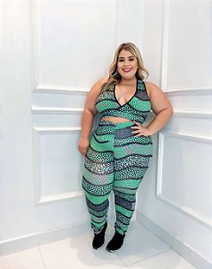 Top com calça plus size