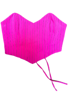 Corselet rosa - leia a descrição