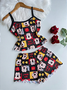 Pijama Bella - Blusa alcinha regata