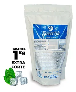 Pacote 1kg Bala Extra Forte Diet Zero Açucar Vegana Sweetfit