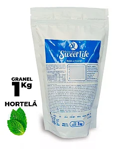 Pacote 1kg Bala Hortelã Diet Zero Açucar Vegana Sweetfit
