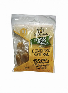 Bala Natural Gengibre Natural 40g Pacote Abelhinha