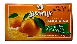 Bala Diet Pocket Tangerina Zero Açúcar Pct 9,5g Sweet Life