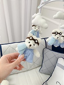Móbile de berço urso aviador