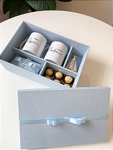 Caixa personalizada para padrinhos batismo batizado