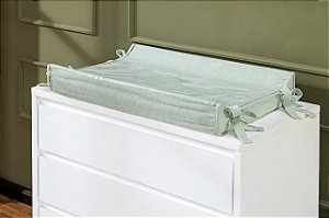 Trocador anatômico Batistela Baby Linho Slim Verde Claro