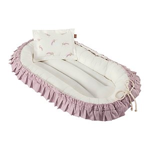 Ninho com Travesseiro Batistela Baby Le Jardin Lavandas