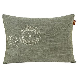 Almofada Personalizada Bordada Batistela Baby Lion