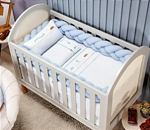 Kit berço Batistela Baby Vroom carrinhos