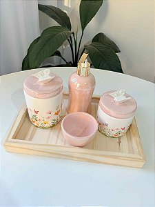 Kit higiene jardim encantado 5 peças