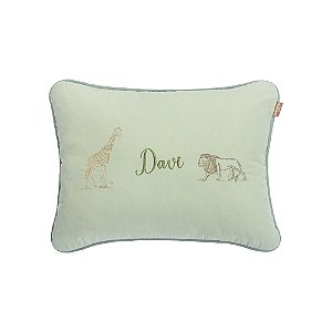 Almofada Personalizada Bordada Batistela Baby Selva