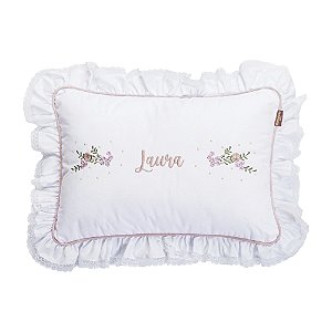 Almofada Personalizada Bordada Batistela Baby Provence