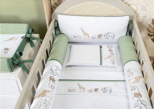 Kit berço Batistela Baby Selva
