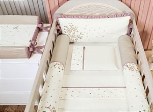 Kit berço Batistela Baby Flora